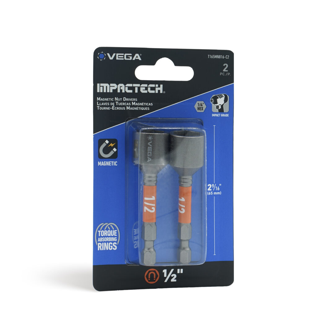 Impactech 1/2 Magnetic Nut Driver x 2-9/16